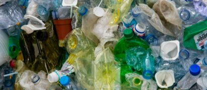 Pile of assorted plastic waste highlighting recycling and sustainability efforts.